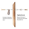 Litchi Texture PU Leather Drawer Pulls DIY-WH0258-81D-5