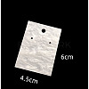 10Pcs Acrylic Jewelry Display Cards WG56432-04-1