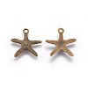 Tibetan Style Alloy Pendants TIBEP-EA306YKG-AB-LF-1