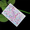 Self Adhesive Acrylic Rhinestone Stickers STIC-PW0012-04B-02-1