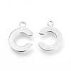 Non-Tarnish 201 Stainless Steel Charms STAS-C021-06P-C-2