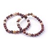 Natural Mookaite Beads Stretch Bracelets BJEW-F380-01-A17-1