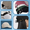 40 Bags 5 Colors Iron & Brass Peaked Cap Adjuster Kits FIND-GA0007-45-5