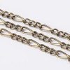 Iron Handmade Chains Figaro Chains Mother-Son Chains CHSM005Y-AB-1