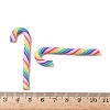Christmas Candy Cane Handmade Polymer Clay Beads CLAY-P005-04D-3