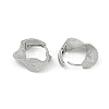 Brass Twist Hoop Earrings EJEW-Q391-05P-01-3