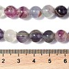Natural Purple Fluorite Beads Strands X-G-G184-A01-01-5