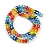 Electroplate Glass Beads Strands EGLA-B009-04-4