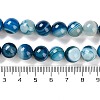Natural Striped Agate/Banded Agate Beads Strands G-Z060-A01-C11-5