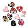 15Pcs 15 Styles Food Grade Silicone Focal Beads SIL-CJ0002-49-9