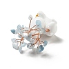 Natural Aquamarine Tree Display Decorations DJEW-E007-01RC-02-4