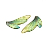 2Pcs Transparent Epoxy Resin Pendants RESI-A044-05A-2