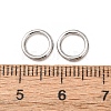 Brass Closed Jump Rings KK-CBA75F9-01-3
