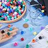 300pcs 15 Colors Blank Plastic Clothing Trouser Markers Colored Clothes Hanger Code Clip KY-CP0001-05-3