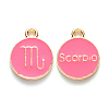 Alloy Enamel Pendants ENAM-S124-01B-03L-1