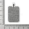 Tibetan Style Alloy Pendant Cabochon Settings TIBEP-N003-02AS-3