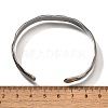 Non-Tarnish 304 Stainless Steel Cuff Bangles BJEW-K267-03P-5