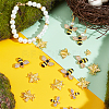 50Pcs 5 Style Alloy Pendant FIND-SC0009-09-4
