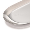 Non-Tarnish Oval 430 Stainless Steel Jewelry Display Plate STAS-P289-03P-3