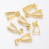 Brass Ice Pick Pinch Bails LS-KK-D318-G-NR-2