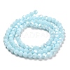 Opaque Glass Beads Stands X-EGLA-A035-P6mm-B10-2