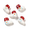 Handmade Lampwork Bumpy Beads Strands LAMP-U001-01E-1-2