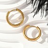 202 Stainless Steel Huggie Hoop Earrings LS-EJEW-F111A-18mm-G-1