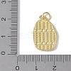 Rack Plating Brass Micro Pave CLear Cubic Zirconia Pendants KK-E110-05G-3
