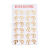 304 Stainless Steel Stud Earrings EJEW-E241-06P-3
