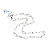 Iron Paperclip Chain Necklaces NJEW-JN03051-03-1