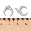 Brass Micro Pave Cubic Zirconia Pendants KK-D386-15P-01-3