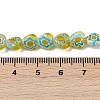 Handmade Millefiori Lampwork Beads Strands LAMP-G166-15J-4