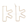 304 Stainless Steel Hoop Earrings EJEW-F251-A02-K-2