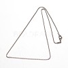 304 Stainless Steel Box Chain Necklaces NJEW-M124-10-3