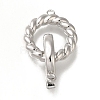 Brass Fold Over Clasps KK-H480-20P-1