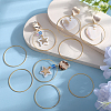 50Pcs Brass Linking Rings KK-SP0002-12B-4
