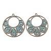 Tibetan Style Alloy Pendants FIND-B055-02B-1