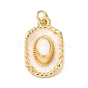 Brass Enamel Pendants KK-K408-66G-06-1