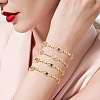 Horse Eye Cubic Zirconia Slider Bracelet BJEW-SZ0002-08D-7