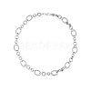 Non-Tarnish Stylish Unisex Stainless Steel Irregular Buckle Bracelet/Necklace VP8576-4-1