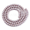 Electroplate Opaque Glass Beads Strands X-GLAA-T032-P4mm-AB07-3