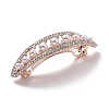 Alloy Crystal Rhinestone Hair Barrettes LS-PHAR-D012-02LG-2
