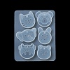 Rabbit/Dragon/Cat Pendant DIY Silhouette Silicone Mold LS-DIY-K073-09B-5