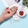 180G 15 Colors Glass Seed Beads SEED-JQ0003-01A-3mm-4