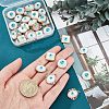 SUPERFINDINGS 32Pcs 4 Style Rack Plating Alloy Enamel Pendants FIND-FH0004-13-3