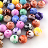 Opaque Acrylic Beads SACR-R853-10mm-M-1