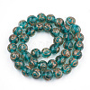 Handmade Gold Sand Lampwork Beads LAMP-T006-06E-2