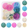 20Pcs 5 Styles Natural Capiz Shell Pendants SSHEL-FS0001-07-1
