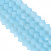 Faceted Bicone Opal Beads Strands EGLA-P017-01B-4