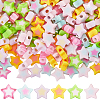 360Pcs 6 Styles Opaque/Transparent Acrylic Bead OACR-SC0001-91-1